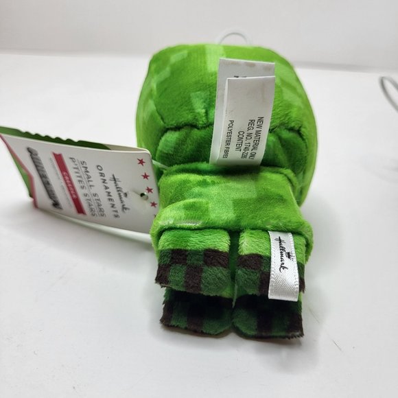 Hallmark Small Stars Ornament Minecraft Creeper 4” Mojang New w/ Tags Toy - Picture 3 of 8